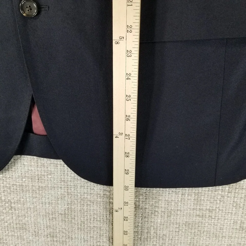 J. Crew Ludlow Jacket Men's 42R Dark‎ Navy Blue Wool Sport Coat Blazer